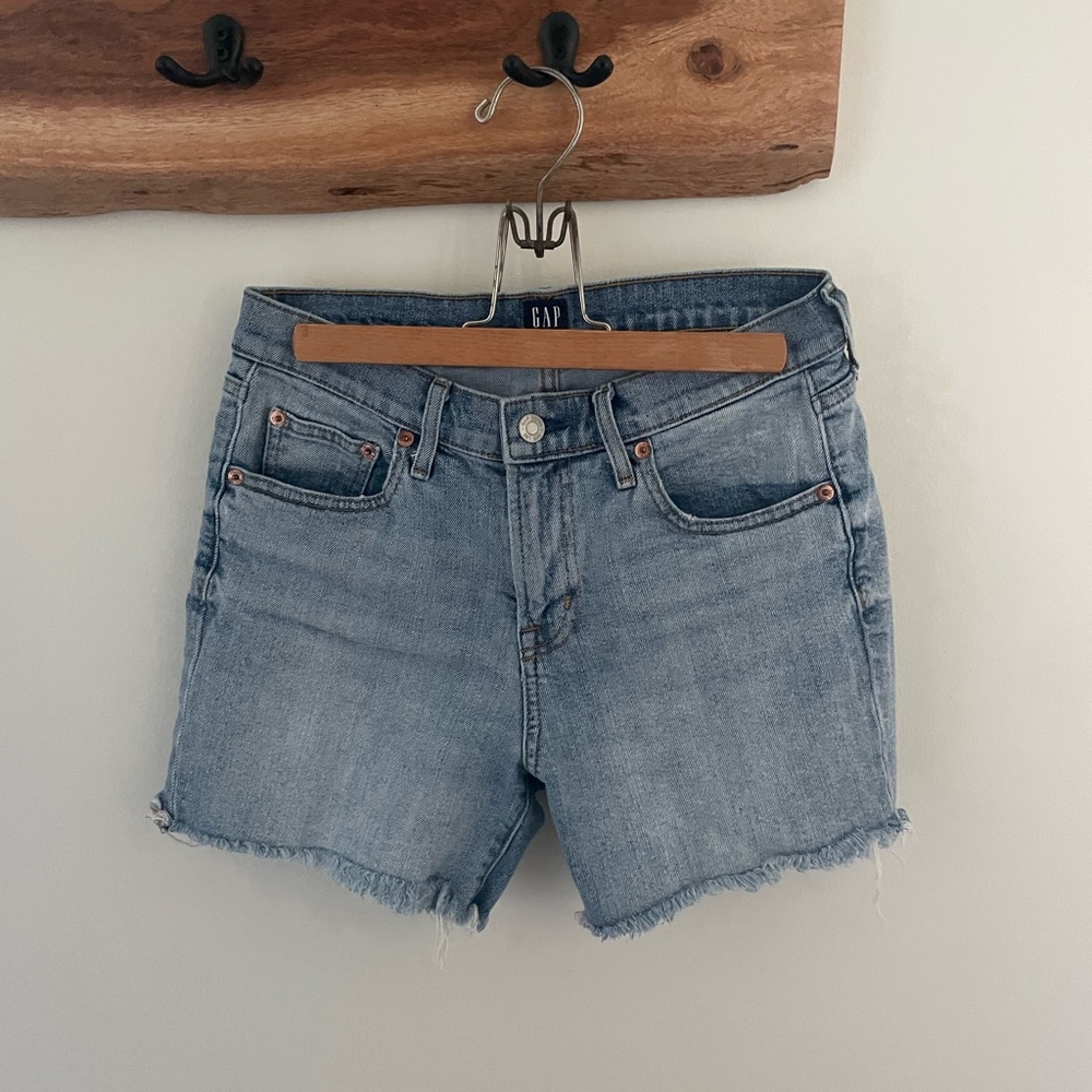 GAP Light Blue Denim Cutoff Shorts